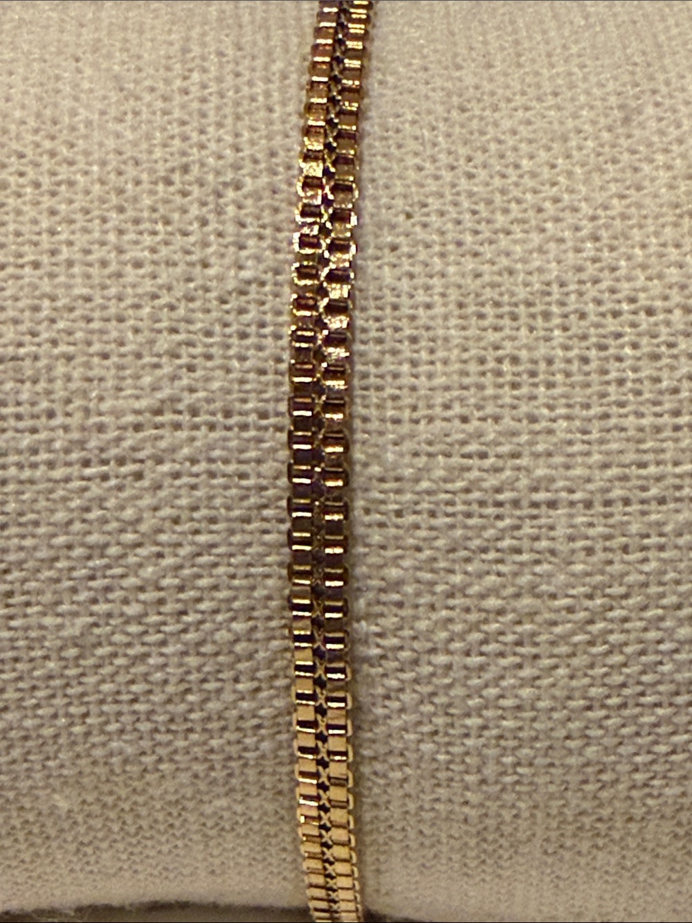 18k gold plated stainless steel Gold Women's Box Chain Bracelet - Jewelry